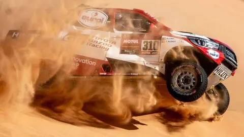 El Toyota de Fernando Alonso en el Dakar.