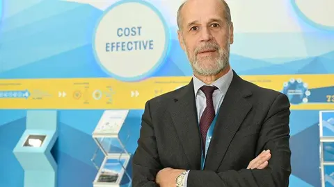 José Domínguez Abascal, secretario de Estado de Energía de España, en la sede de la X Asamblea de IRENA, desarrollada en Abu Dhabi. (EL CORREO)