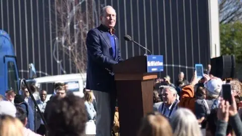 Mike Bloomberg, candidato demócrata a la presidencia de EEUU.