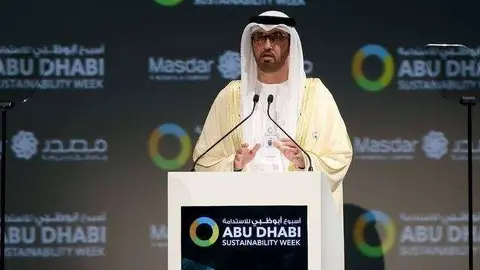 Sultan Ahmed Al Jaber, ministro de Estado de Emiratos Árabes Unidos y CEO de Abu Dhabi National Oil Company (Adnoc).