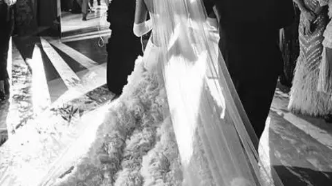 Una imagen de una boda publicada en Instagram.