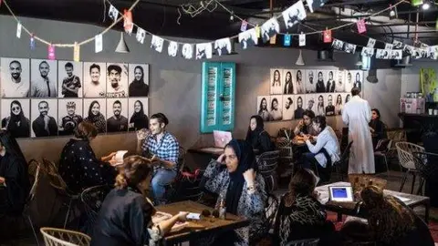 Medd Café en Jeddah, Arabia Saudita. (New York Times)