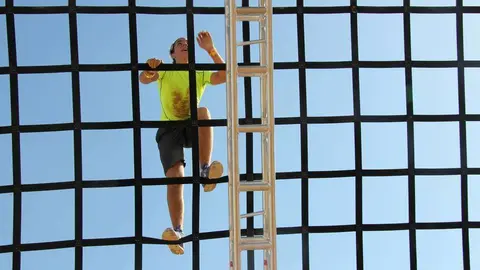 Una deportista participante en la Spartan Race. (EL CORREO)