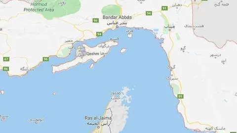 La provincia de Hormozgan está sitada frente a EAU en el sur de Irán.