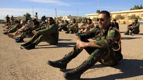 Elementos del Ejército Libio. (Al Arabiya)