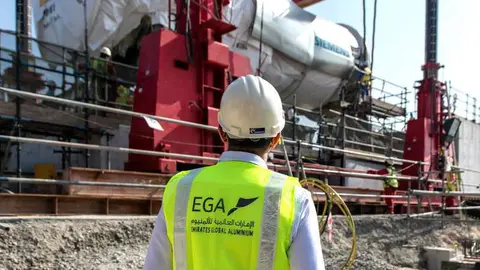 Turbina gigante en Dubai. (WAM)