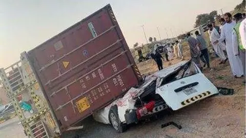 La Policía de UAQ distribuyó esta imagen del horrible accidente.