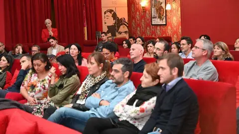 Asistentes de la presentación de la Semana de Cine Español en Dubai. (EL CORREO)