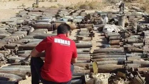 Minas antipersonas en Libia. (ONU)