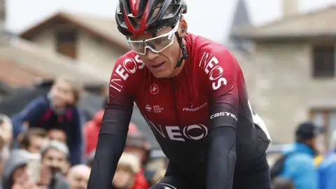 El ciclista británico Chris Froome.