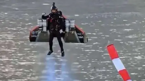 Una captura de pantalla del vídeo publicado.