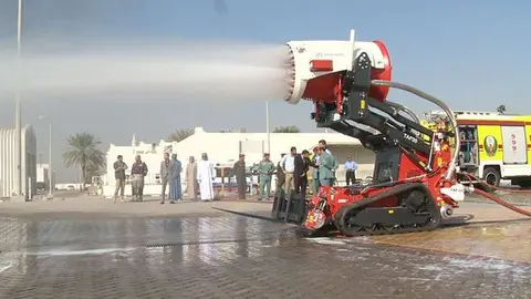 El TAF35 es una turbina en sistema de oruga 