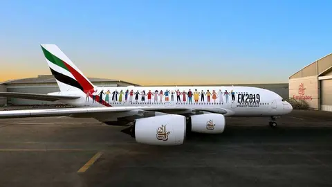 La aerolínea Emirates ha distribuido imágenes del EK 2019.