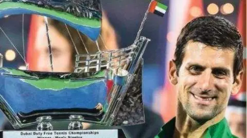 El tenista serbio Novak Djokovic