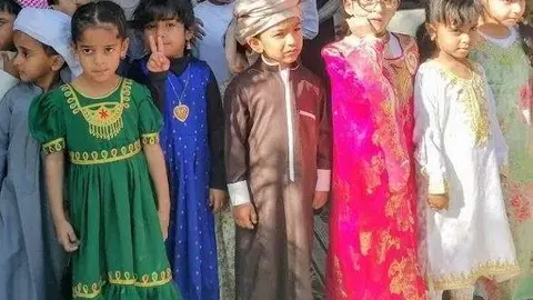 Niños en una guardería en Emiratos Árabes Unidos. (EL CORREO)