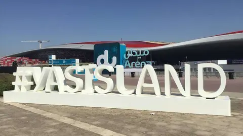 El Etihad Arena de Yas Island de Abu Dhabi. (EL CORREO)