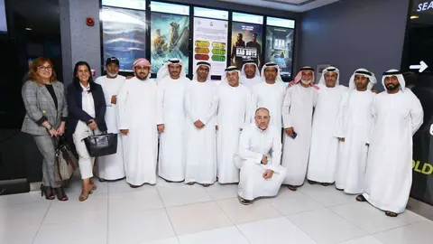 Cineastas en Ras Al Khaimah Fine Arts Festival Film Screenings.(Cedida)