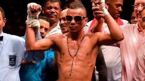 Una imagen del púgil dominicano.