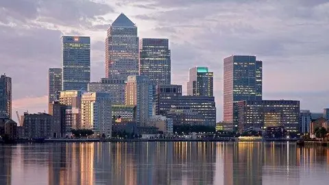 El barrio londinense Canary Wharf. (Fuente externa)