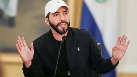 El presidente de El Salvador, Nayib Bukele. (Fuente externa)