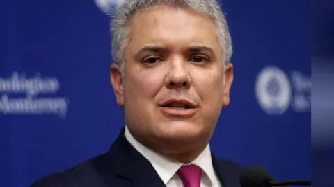 El presidente de Colombia, Iván Duque .