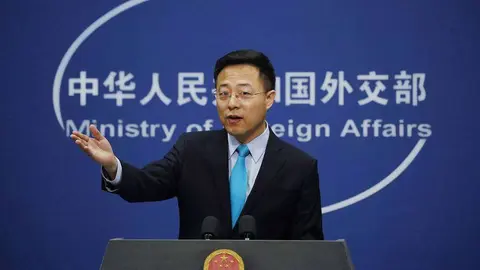 El nuevo portavoz del Ministerio de Relaciones Exteriores de China,  Zhao Lijian, es conocido por ser franco. (AP)