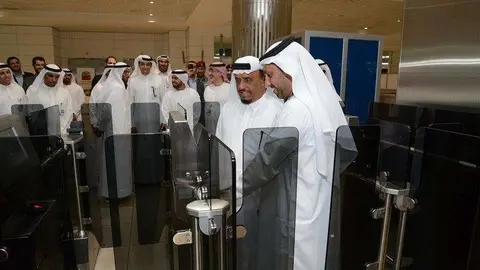 Control pasaportes en un aeropuerto de EAU.