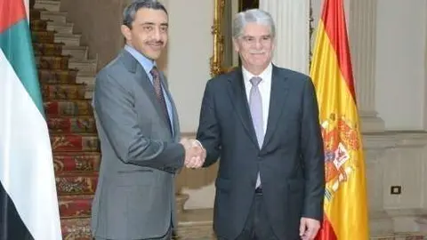 Los ministros de Exteriores de España y Emiratos Árabes en Madrid.