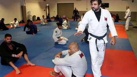 Deportistas de Jiu Jitsu. (WAM)