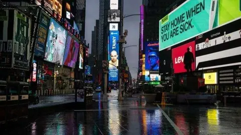 Nueva York desierta.