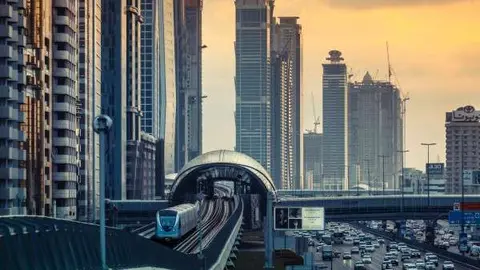 Una imagen del Metro de Dubai. (WAM)