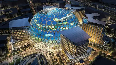Plaza Al Wasl en Expo Dubai 2020. (WAM)