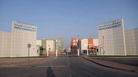 La Ciudad Humanitaria en Abu Dhabi. (WAM)