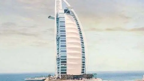 El hotel Burj Al Arab de Dubai. (Instagram)