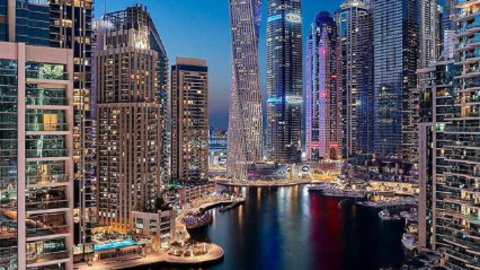 Una imagen de Dubai Marina.