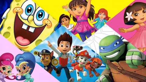 Personajes de Nickelodeon.