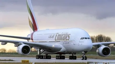 Un Emirates A380. (WAM)