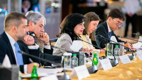 La canciller de Colombia, Claudia Blum.