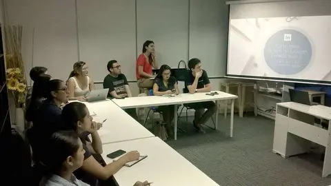 Un encuentro de Empleándote en Dubai. (Cedida)