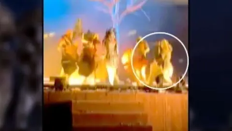 Una captura de pantalla del vídeo difundido.