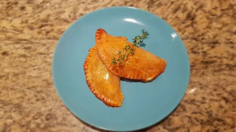 Receta de empanadillas subida al blog 'Recetasdelexpatriado.com'.