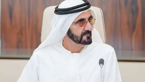 El jeque Mohammed bin Rashid Al Maktoum, vicepresidente de EAU y gobernante de Dubai. (Dubai Media Office)