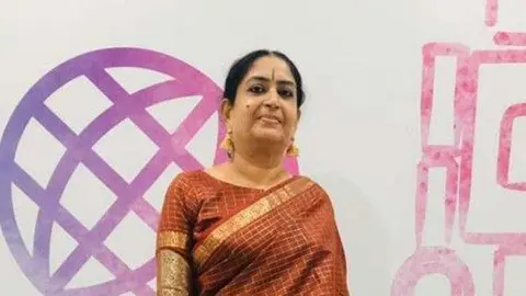 La artista india fallecida. (Twitter)