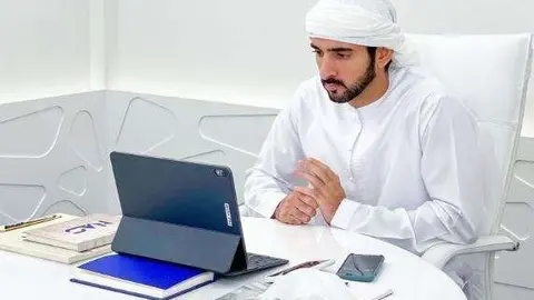 Una imagen del príncipe heredero de Dubai.