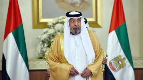 El presidente de Emiratos Árabes, el jeque Khalifa bin Zayed. (WAM)