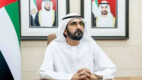 El jeque Mohammed bin Rashid Al Maktoum, en una imagen de Dubai Media Office.