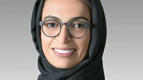 Noura bint Mohammed Al Kaabi, ministra de Cultura y Desarrollo del Conocimiento de Emiratos Árabes Unidos. (WAM)