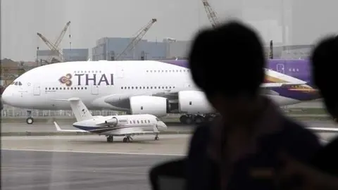 Un avión de la aerolínea de Tailandia. (EFE)