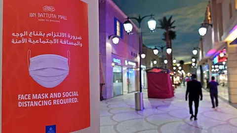 Una imagen de Battuta Mall en Dubai.