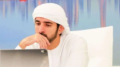 En la imagen de Dubai Media Office, el jeque Hamdan.